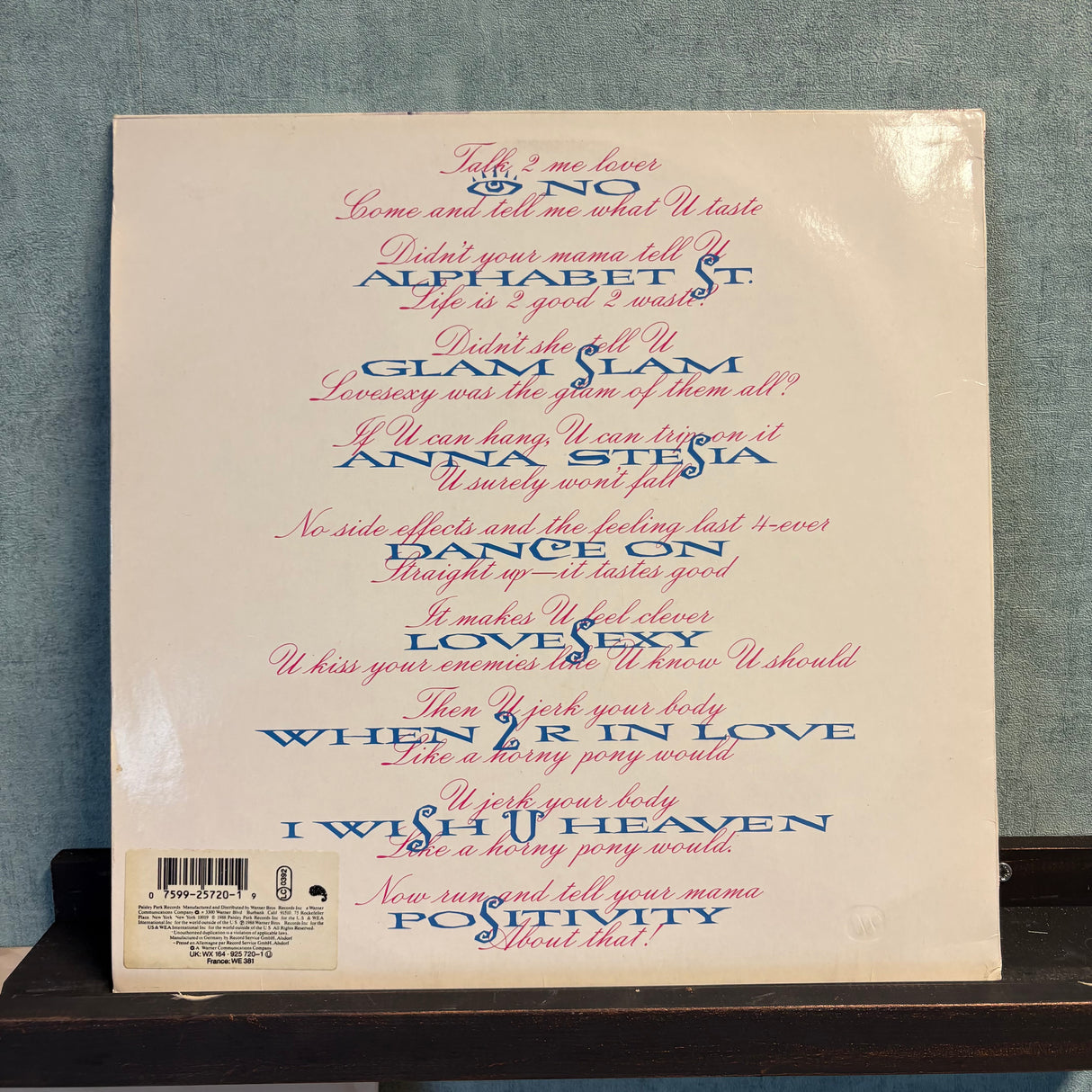 Prince - Lovesexy - VINYL