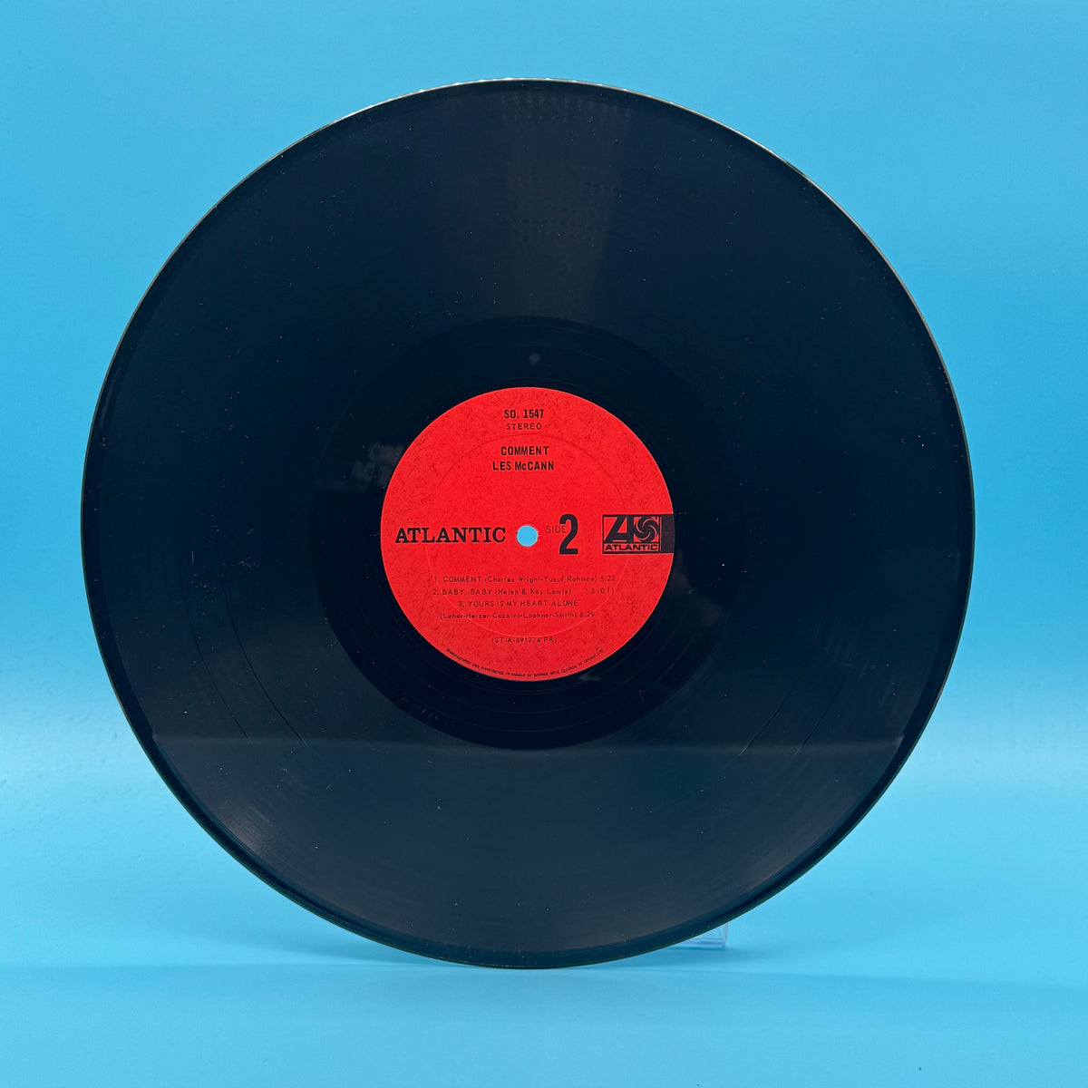 Les McCann - Comment Vinyl
