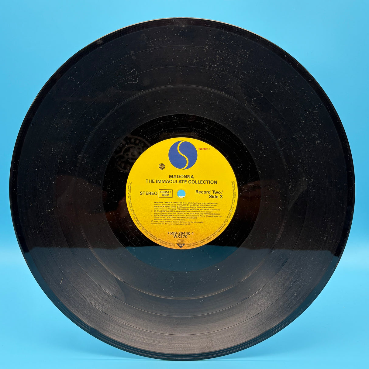 Madonna - The Immaculate Collection Vinyl