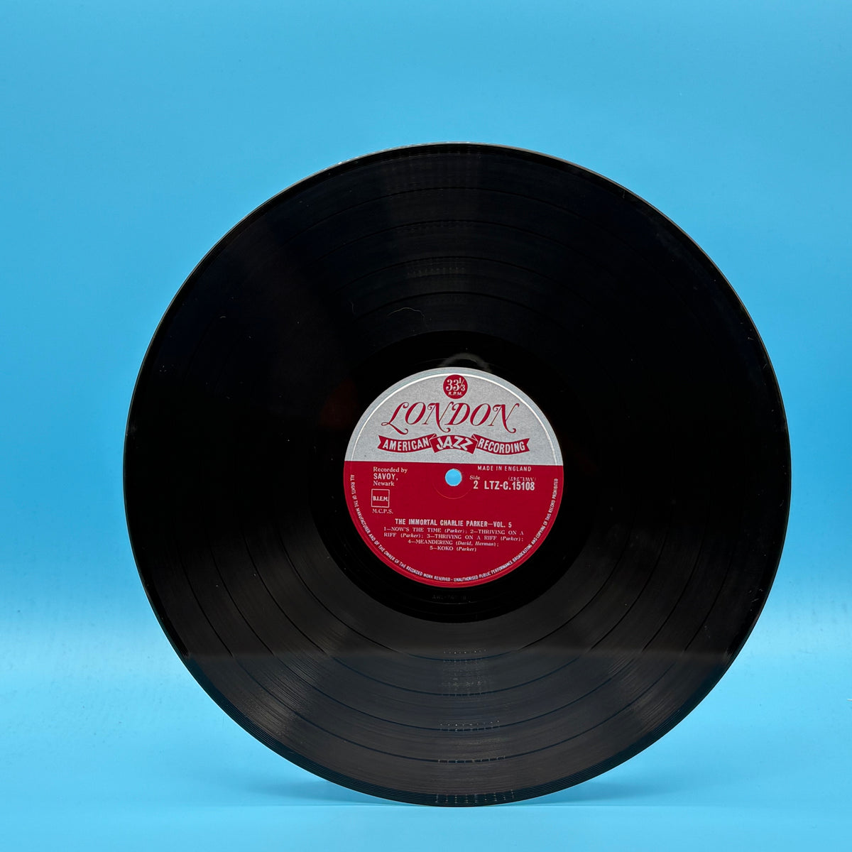 Charlie Parker - The Immortal Charlie Parker Vol. 5 Original UK Vinyl