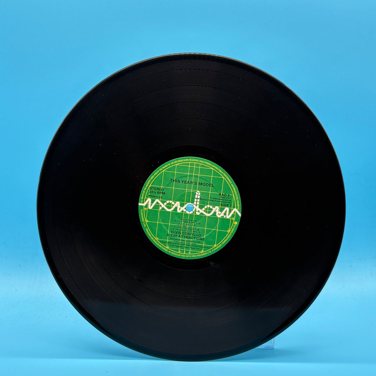 Elvis Costello - This Years Model 'Ask For Moira' Etching Vinyl