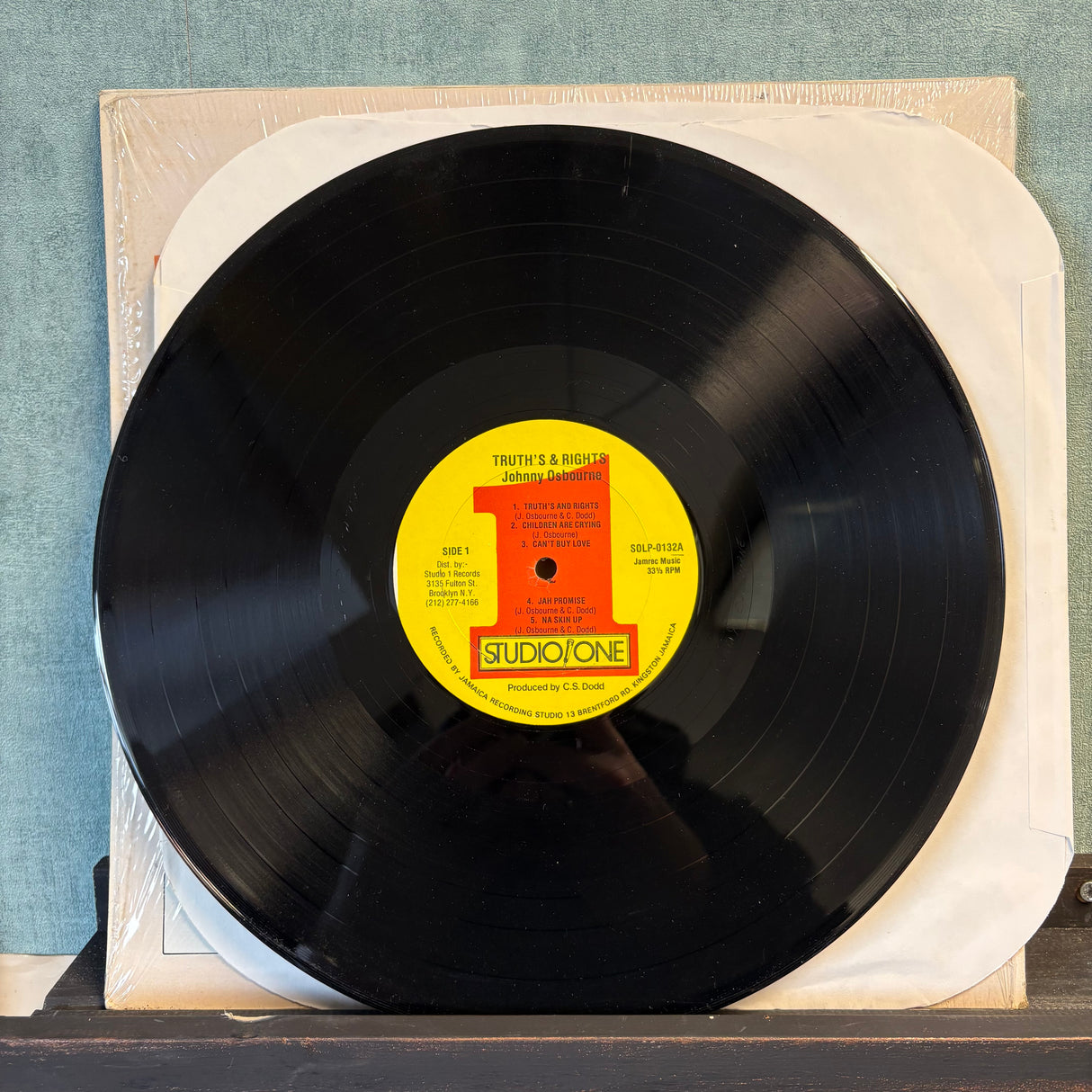 Johnny Osbourne - Truths And Rights - USA Press - VINYL