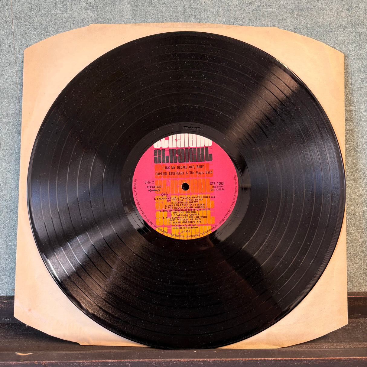 Captain Beefheart & The Magic Band - Lick My Decals Off Baby - Original Straight Label - VINYL