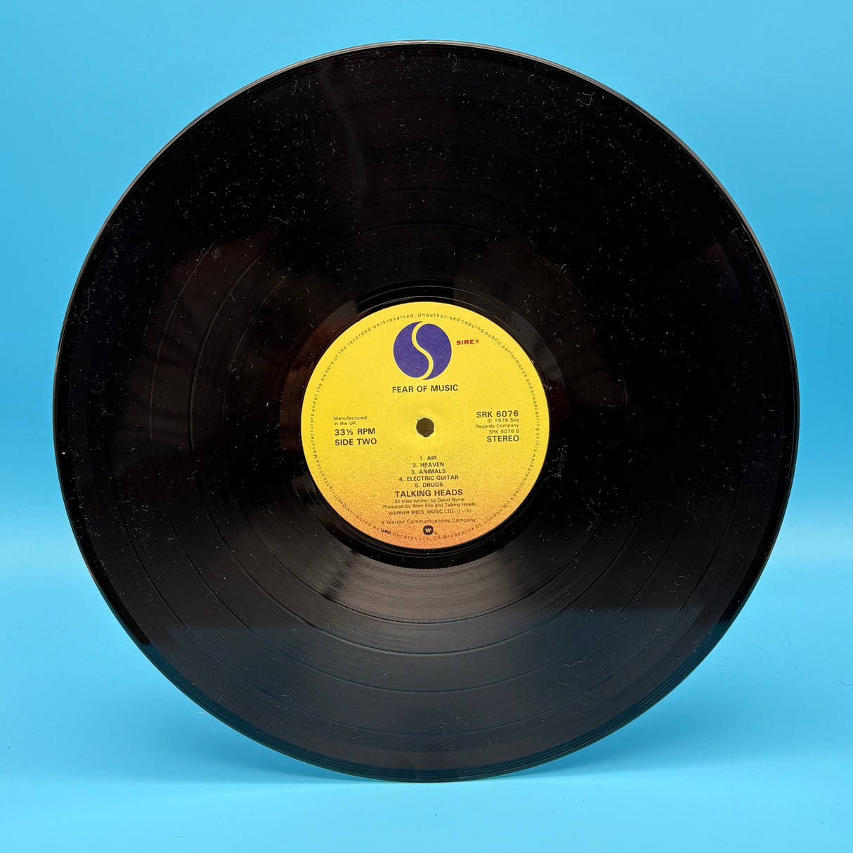 Talking Heads - Fear Of Music Textured Sleeve Vinyl