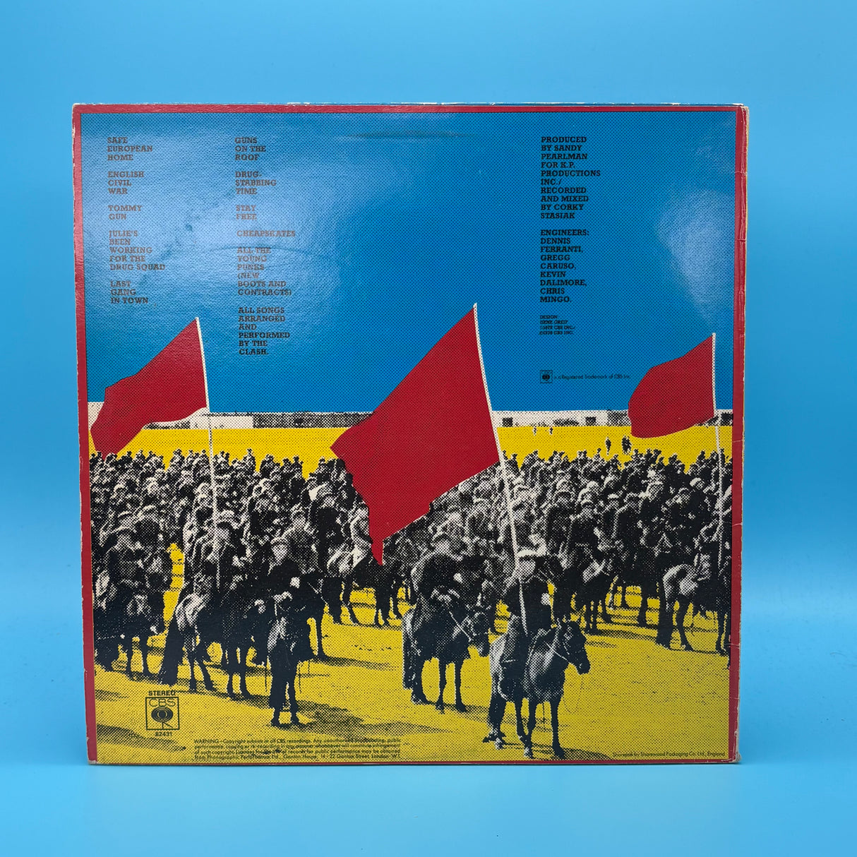 The Clash - Give Em Enough Rope CBS A1 B1 Vinyl