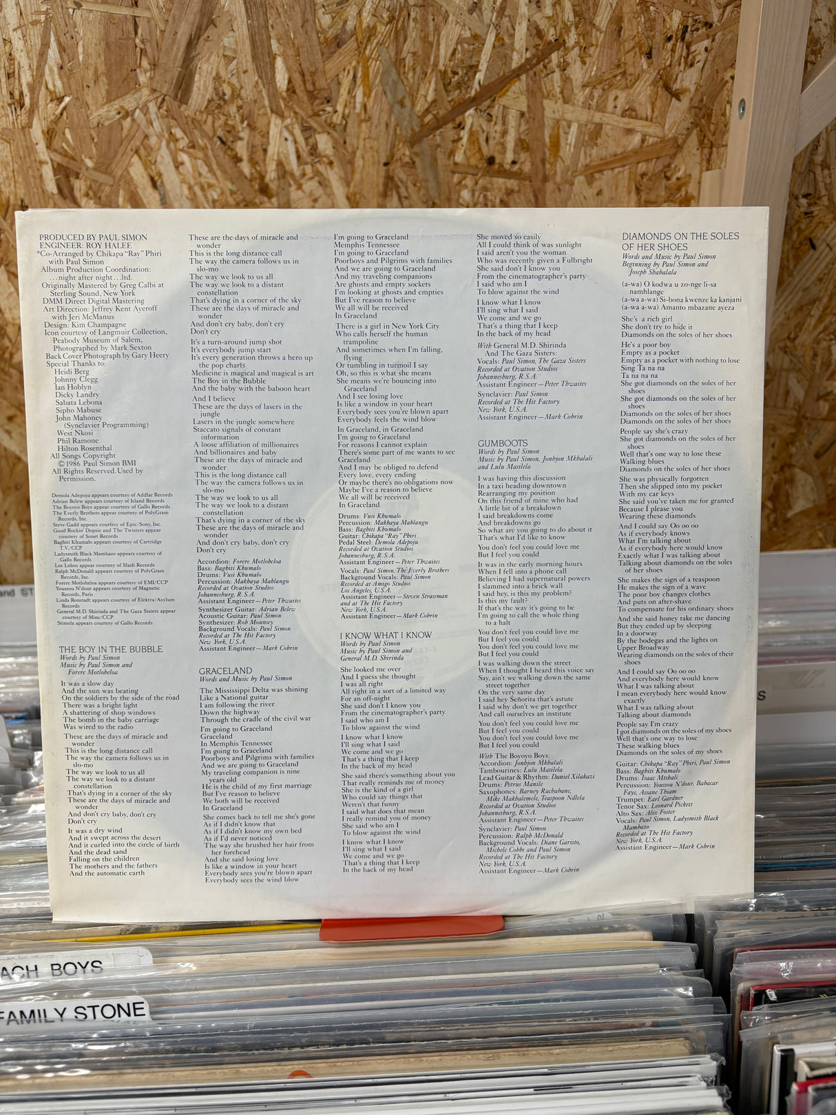 Paul Simon - Graceland - VINYL