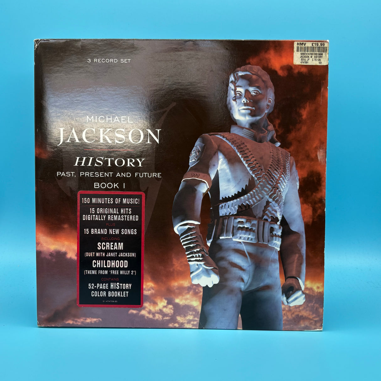 Michael Jackson - HIStory Past, Present And Future Book 1 3LP Original Vinyl