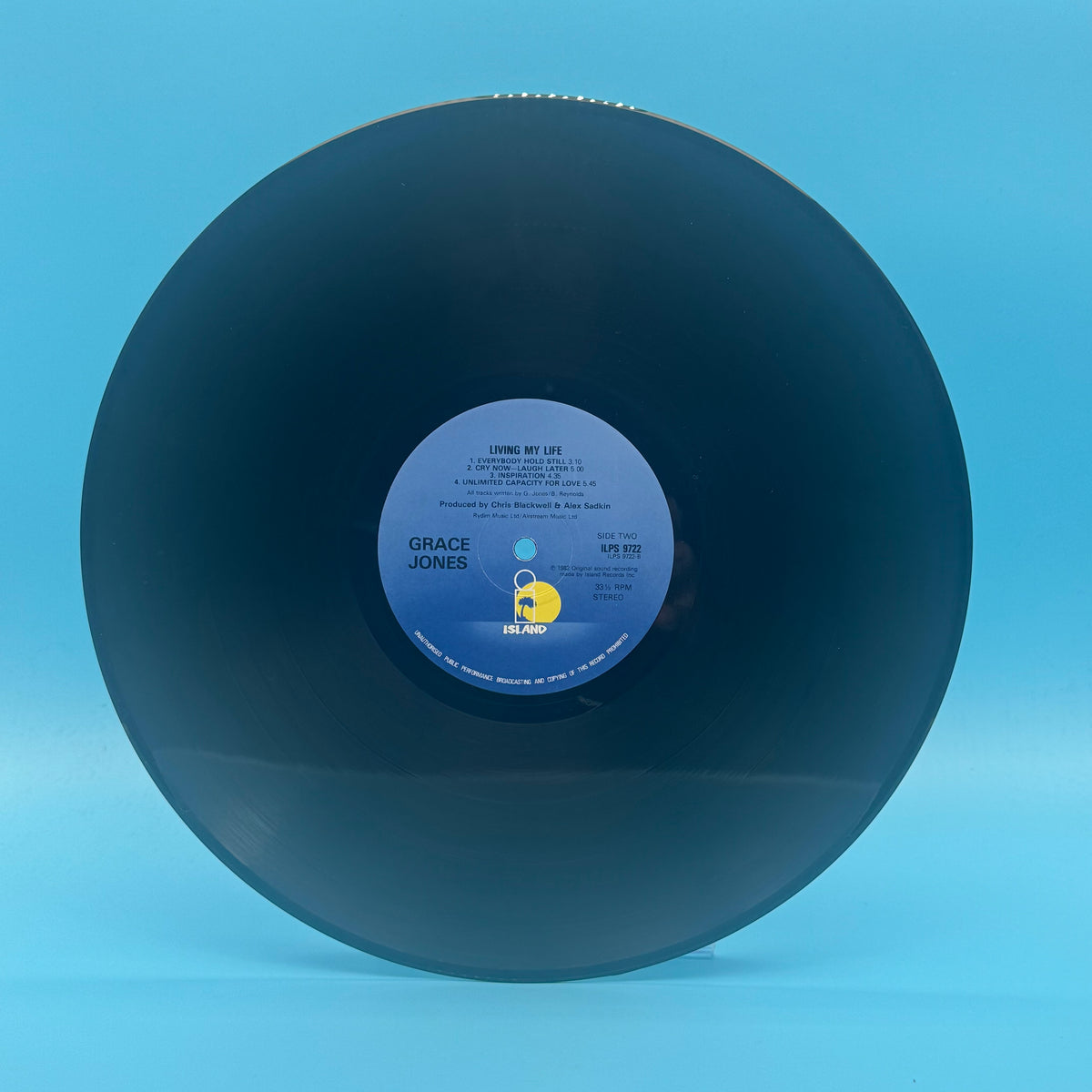 Grace Jones - Living My Life Vinyl