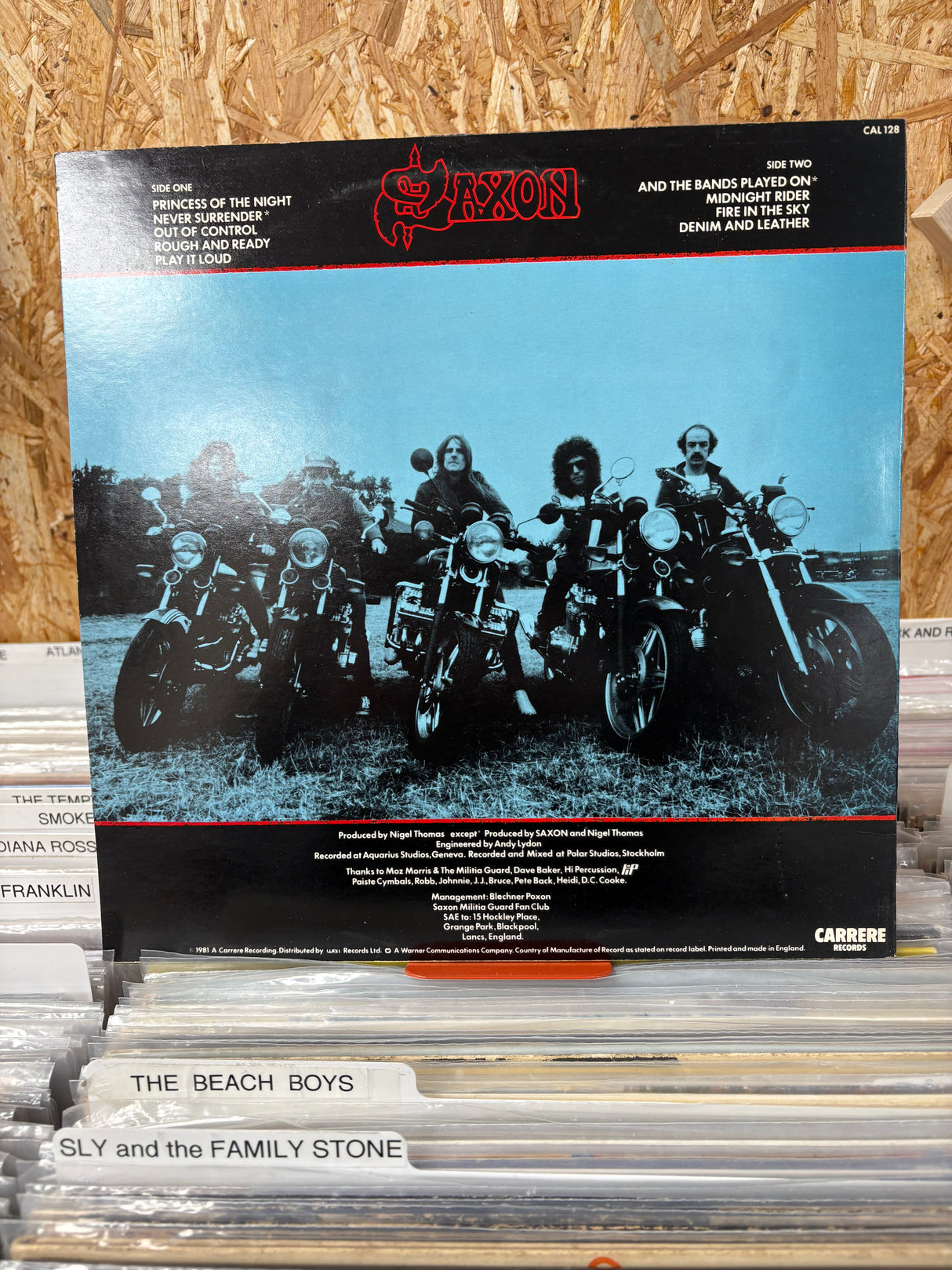 Saxon - Denim and Leather  - VINYL