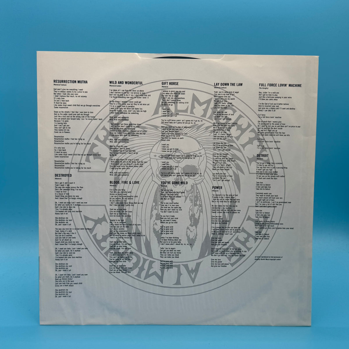 The Almighty - Blood, Fire and Love Vinyl