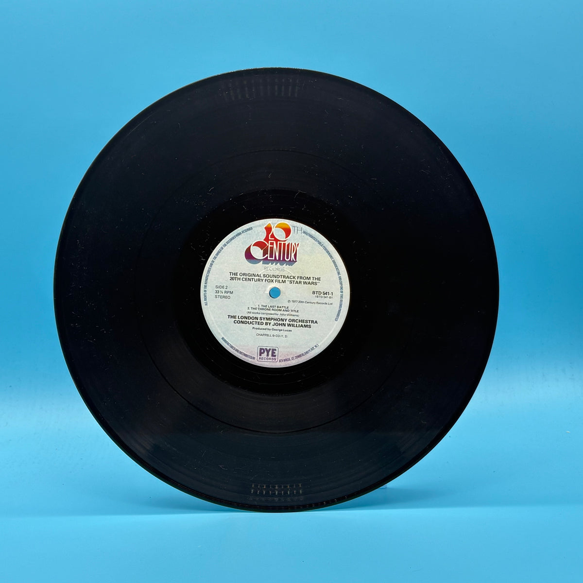 Star Wars - Original Soundtrack With Letter From Label Vinyl