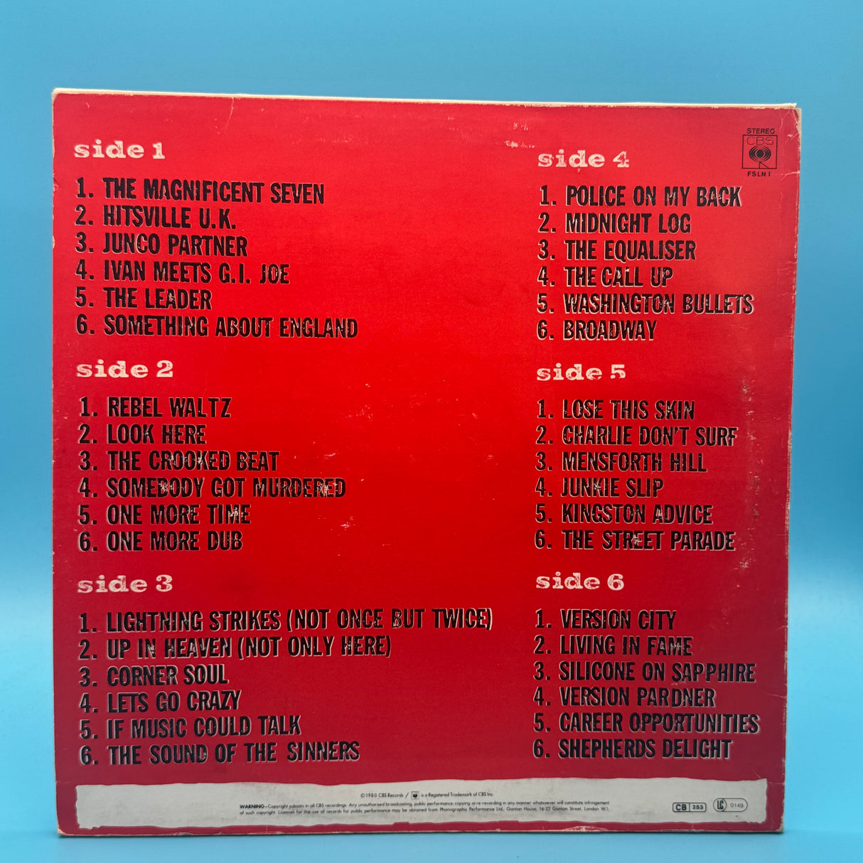 The Clash - Sandista! 3LP Vinyl