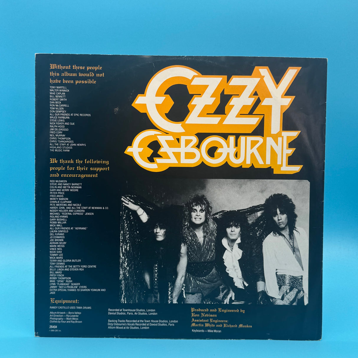Ozzy Osbourne - The Ultimate Sin Vinyl