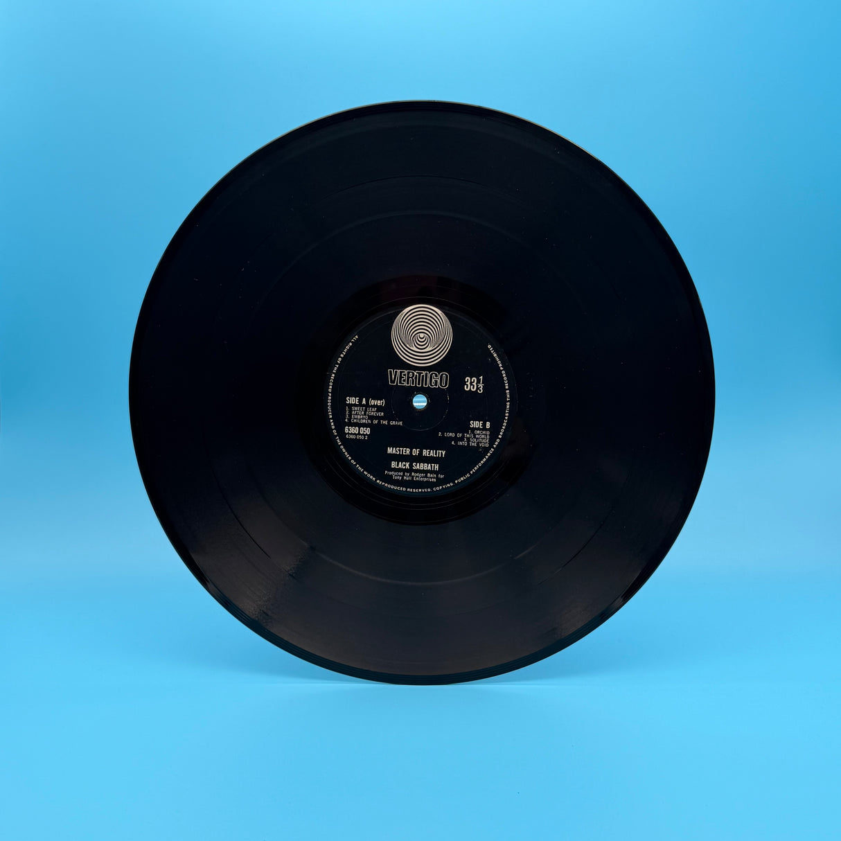 Black Sabbath - Master Of Reality Complete Vinyl