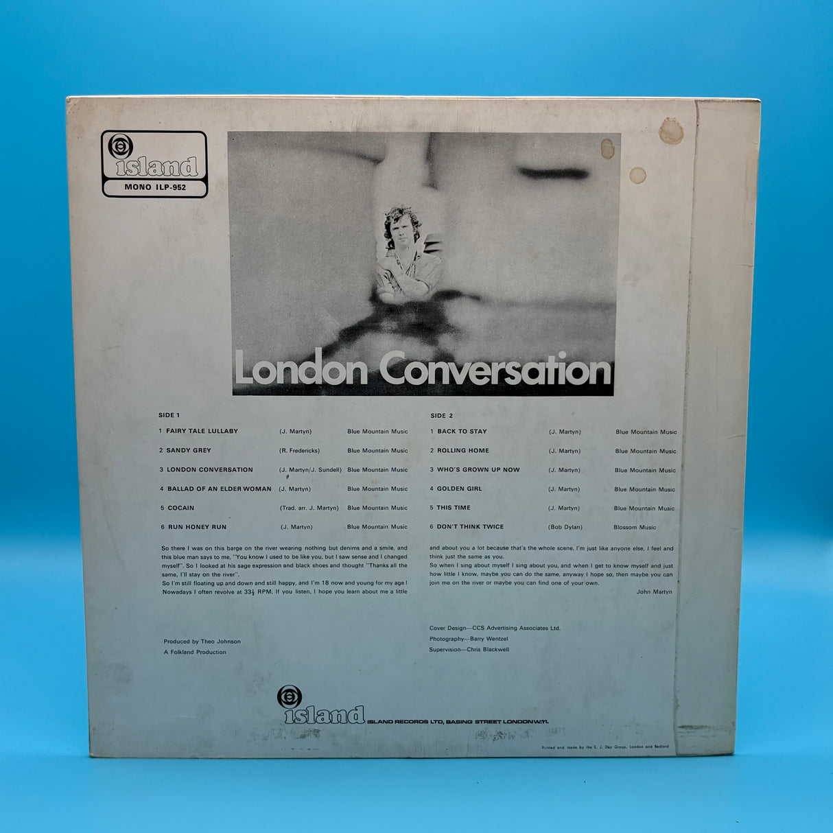 John Martyn - London Conversation Vinyl
