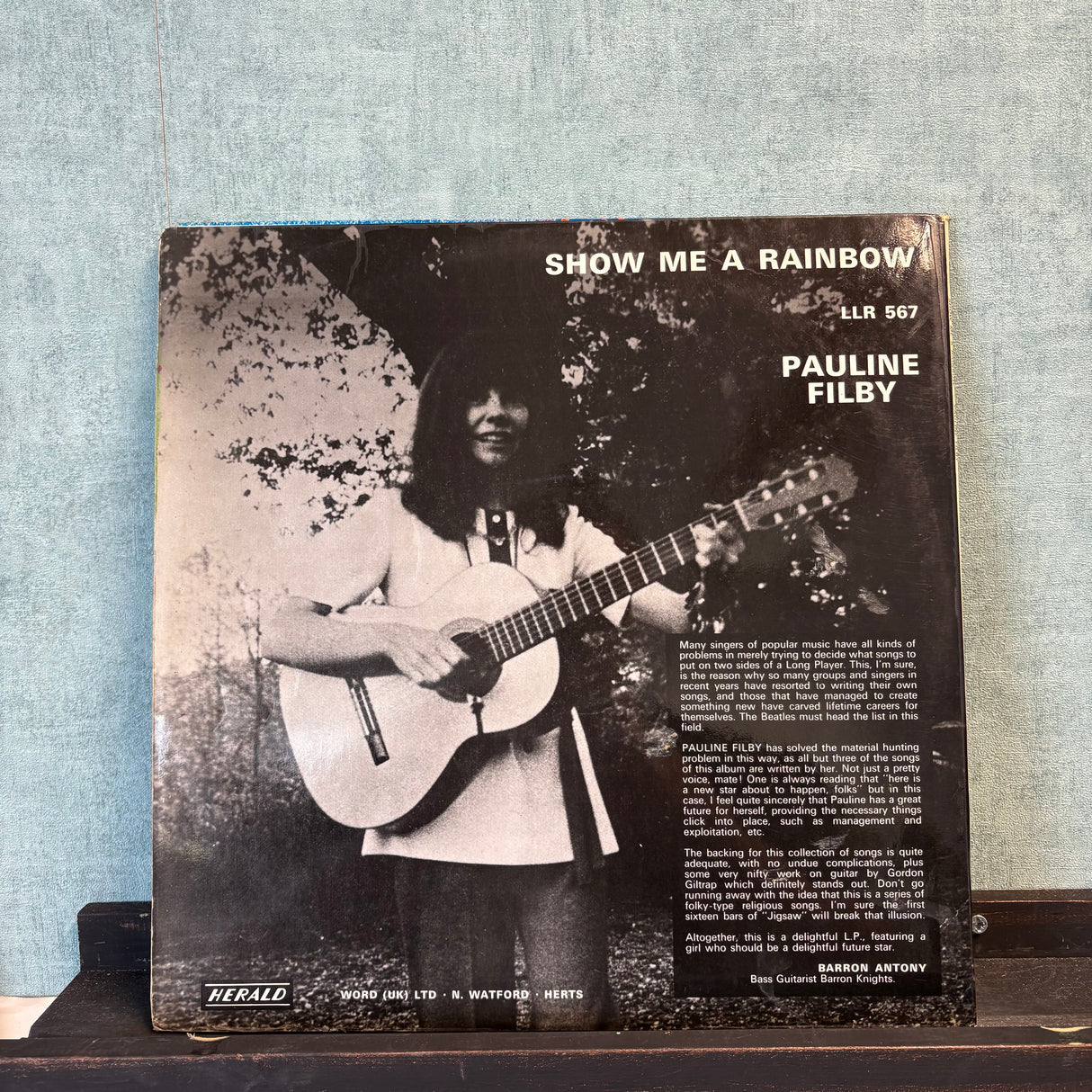 Pauline Filby - Show Me A Rainbow - Herald Original - VINYL