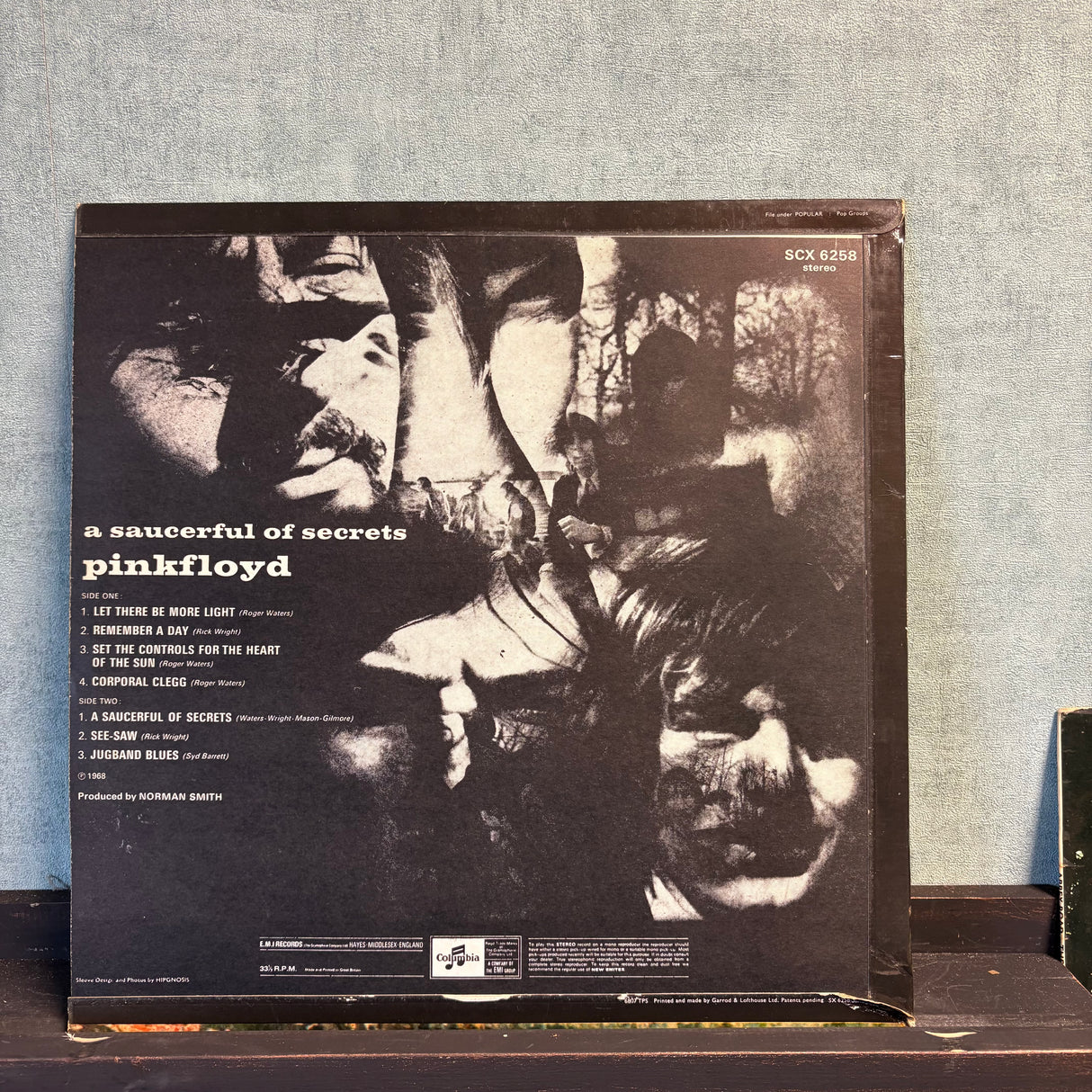 Pink Floyd - Sauceful Of Secrets - 2nd Press One Box EMI Label - VINYL