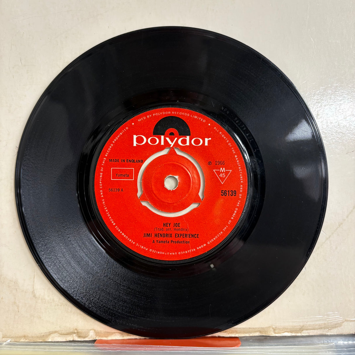 Jimi Hendrix - Hey Joe Vinyl