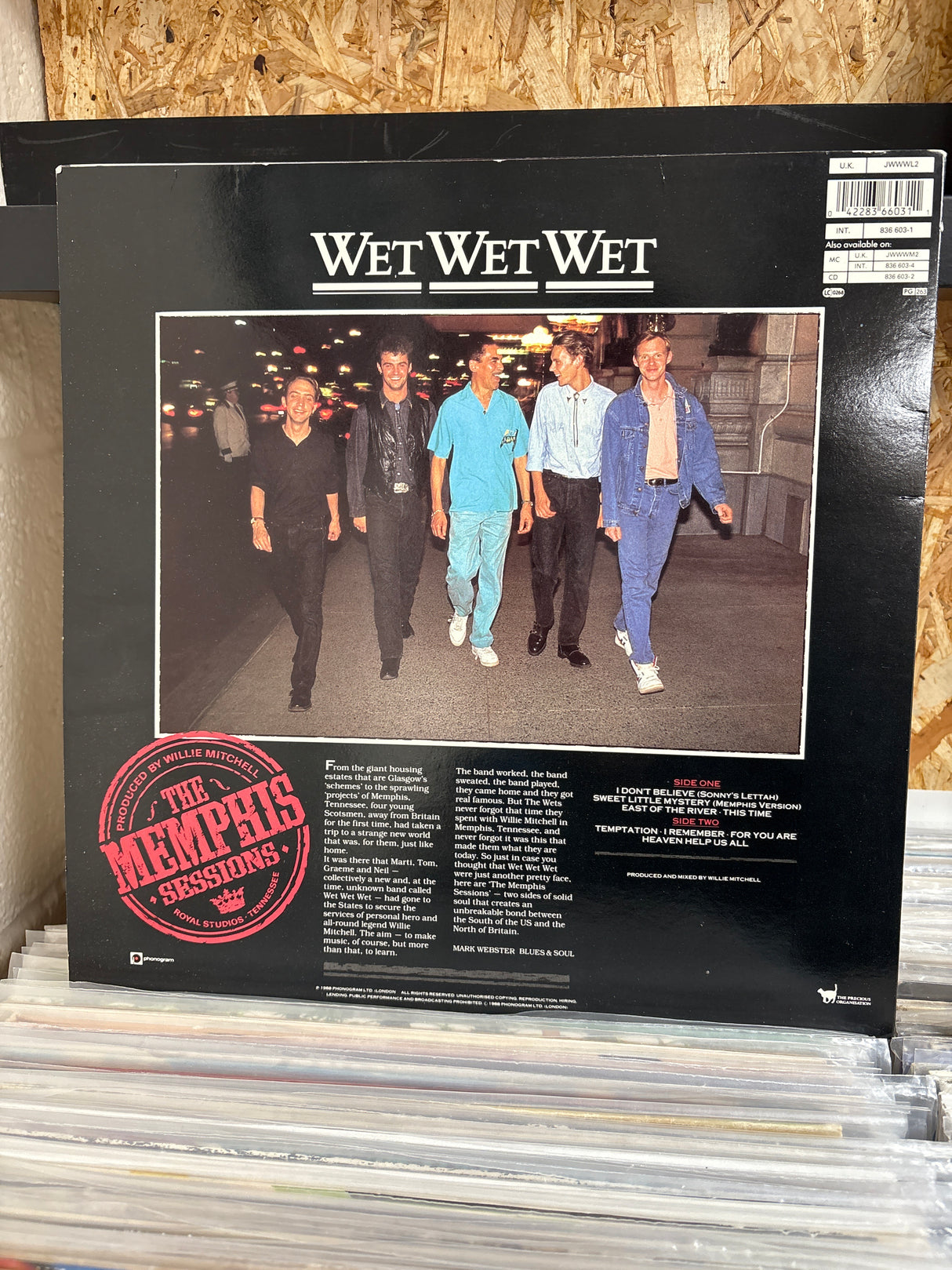 Wet Wet Wet - The Memphis Sessions - VINYL