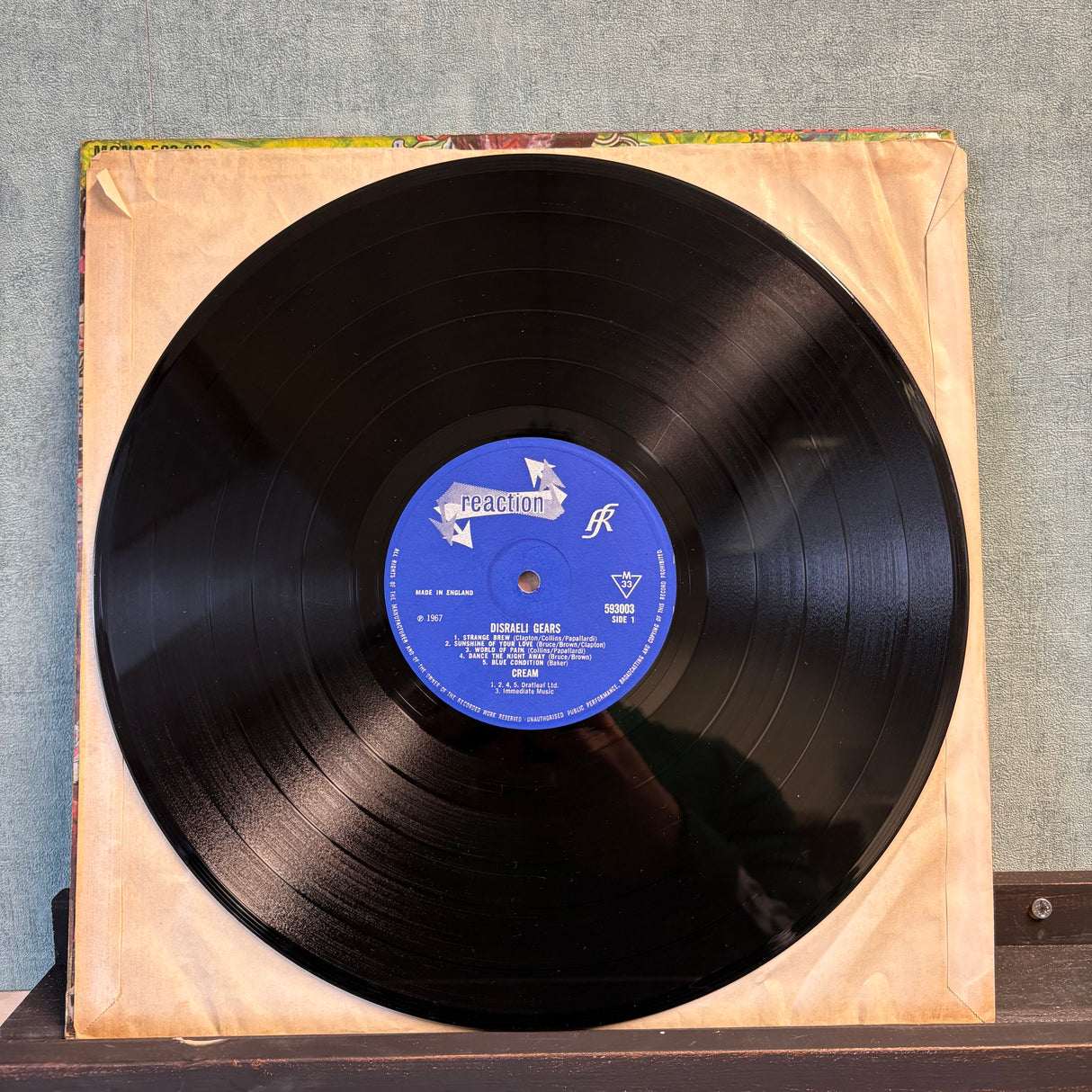 Cream - Disraeli Gears - Mono - Both Sides Of Sleeve Laminated - VINYL