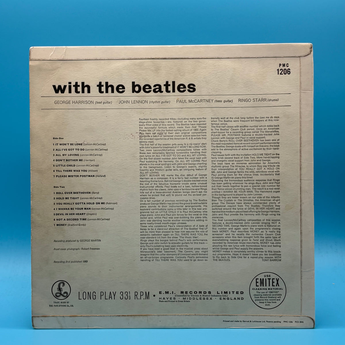 The Beatles - With The Beatles Mono Vinyl