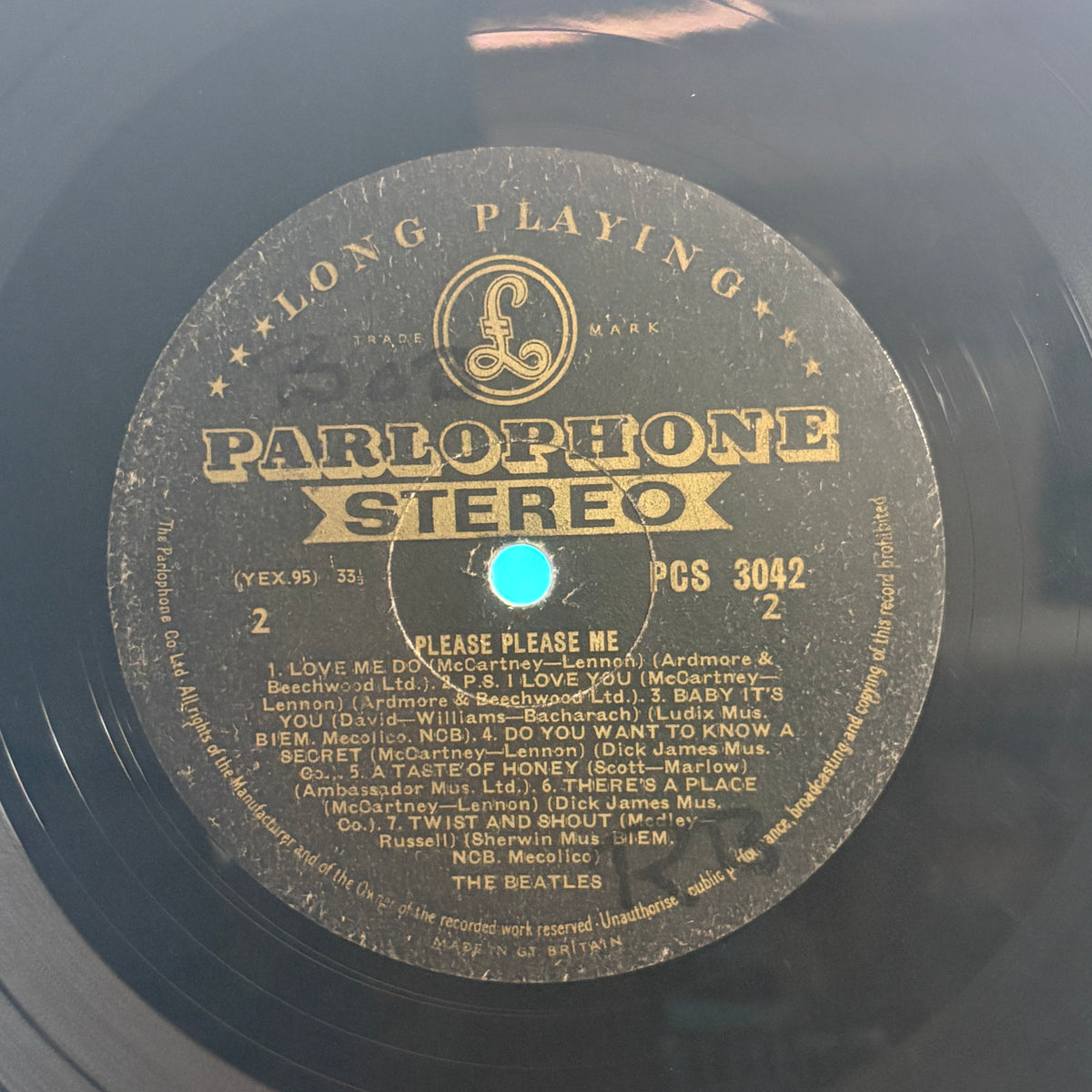The Beatles - Please Please Me Gold Stereo Vinyl