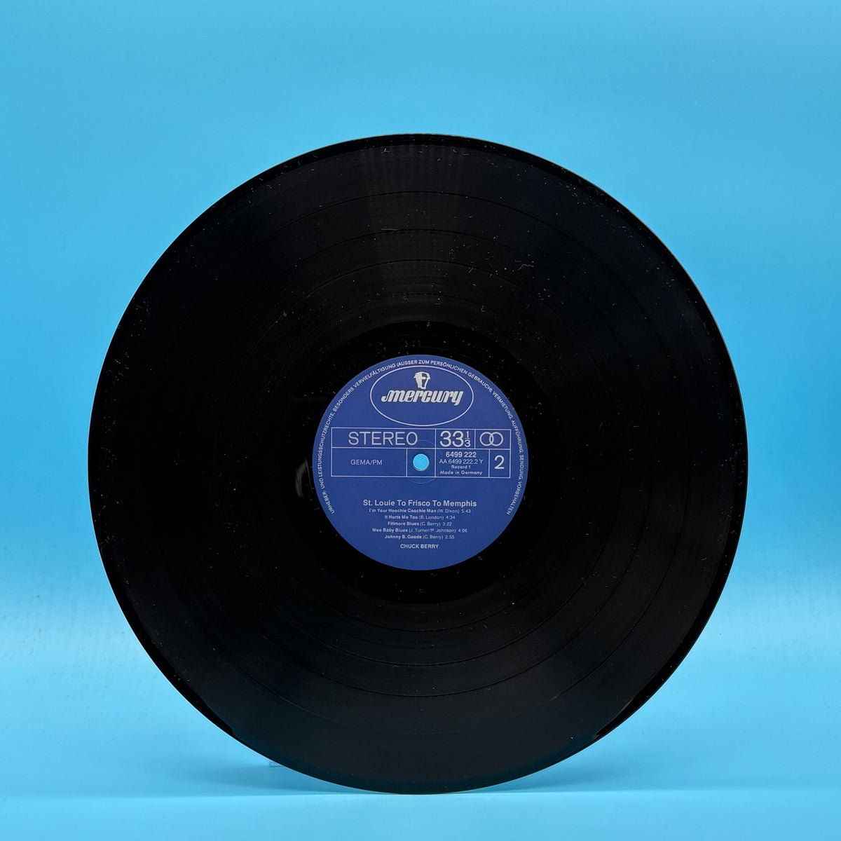 Chuck Berry With The Steve Miller Band - St. Louie To Frisco To Memphis Vinyl
