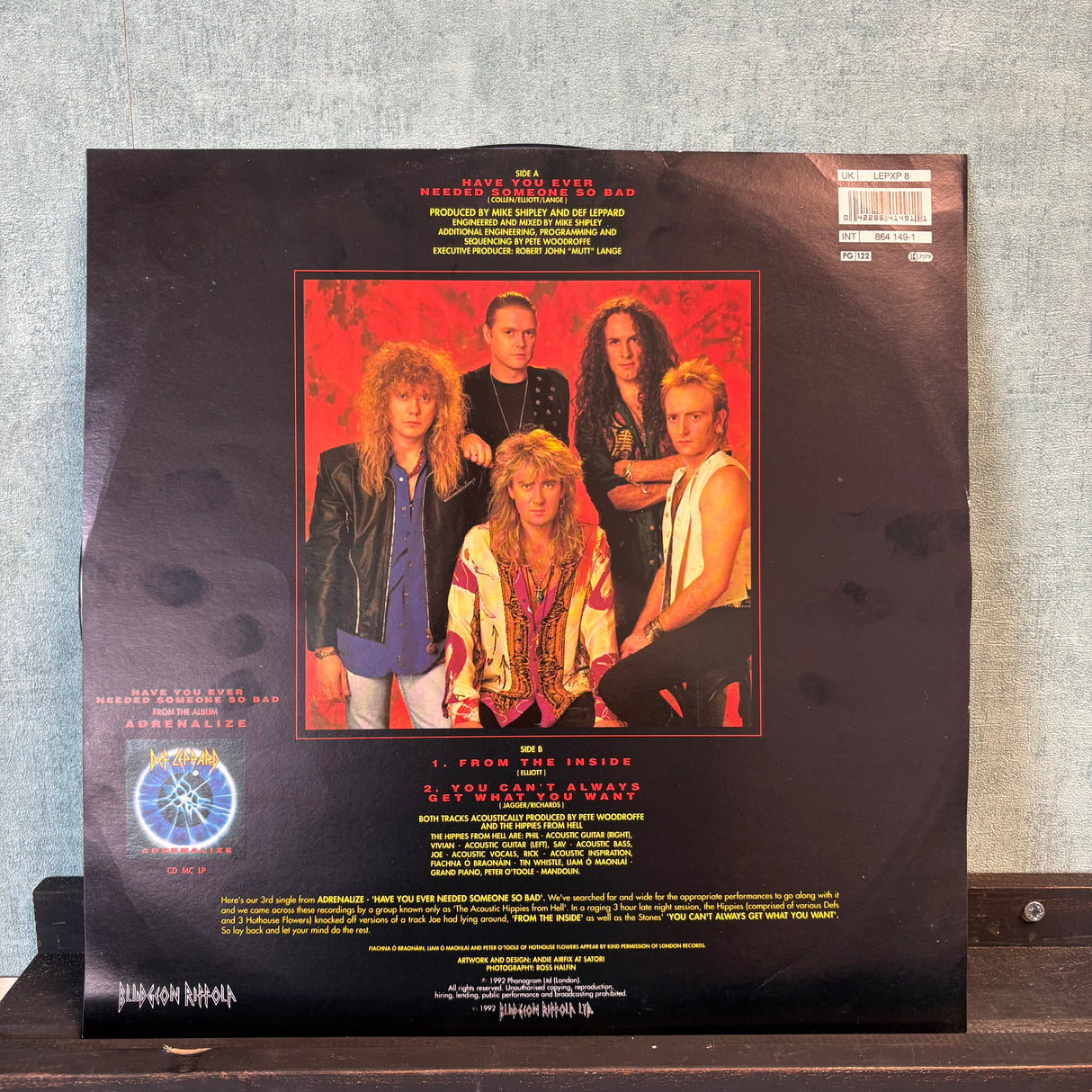 Def Leppard - Have You Ever Needed Someone So Bad - Numbered Picture Disc - VINYL