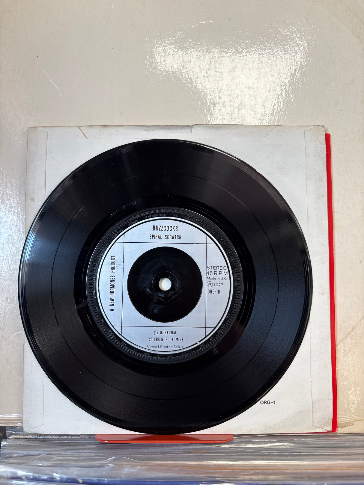 Buzzcocks - Spiral Scratch No Howard Divito Credit Vinyl