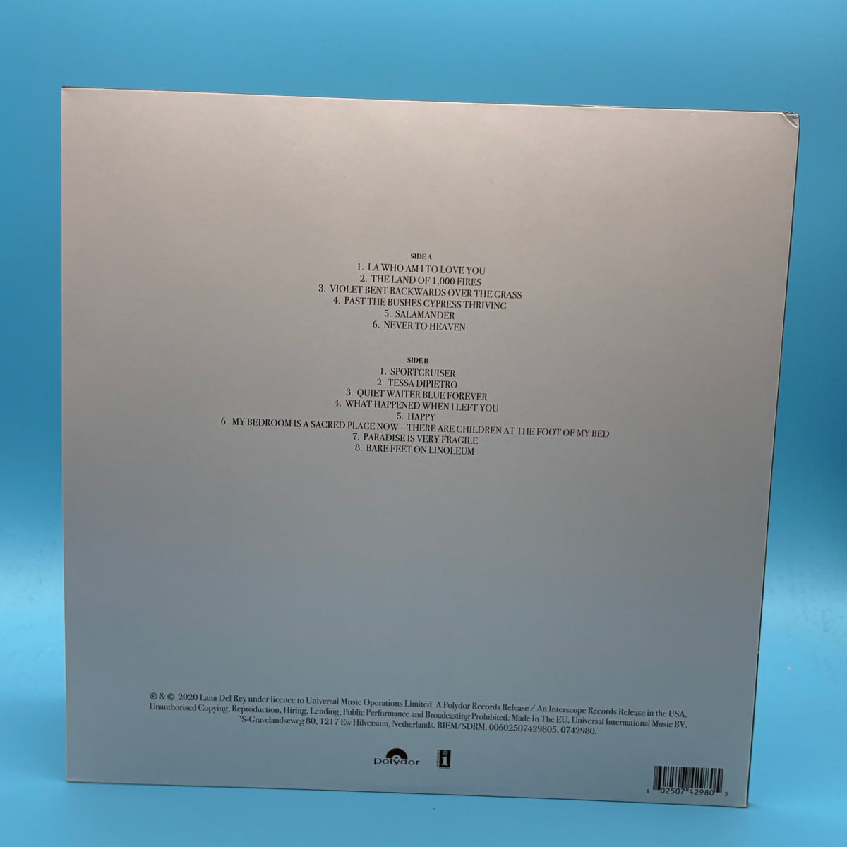 Lana Del Ray - Violet Bent Backwards Over the Grass Vinyl