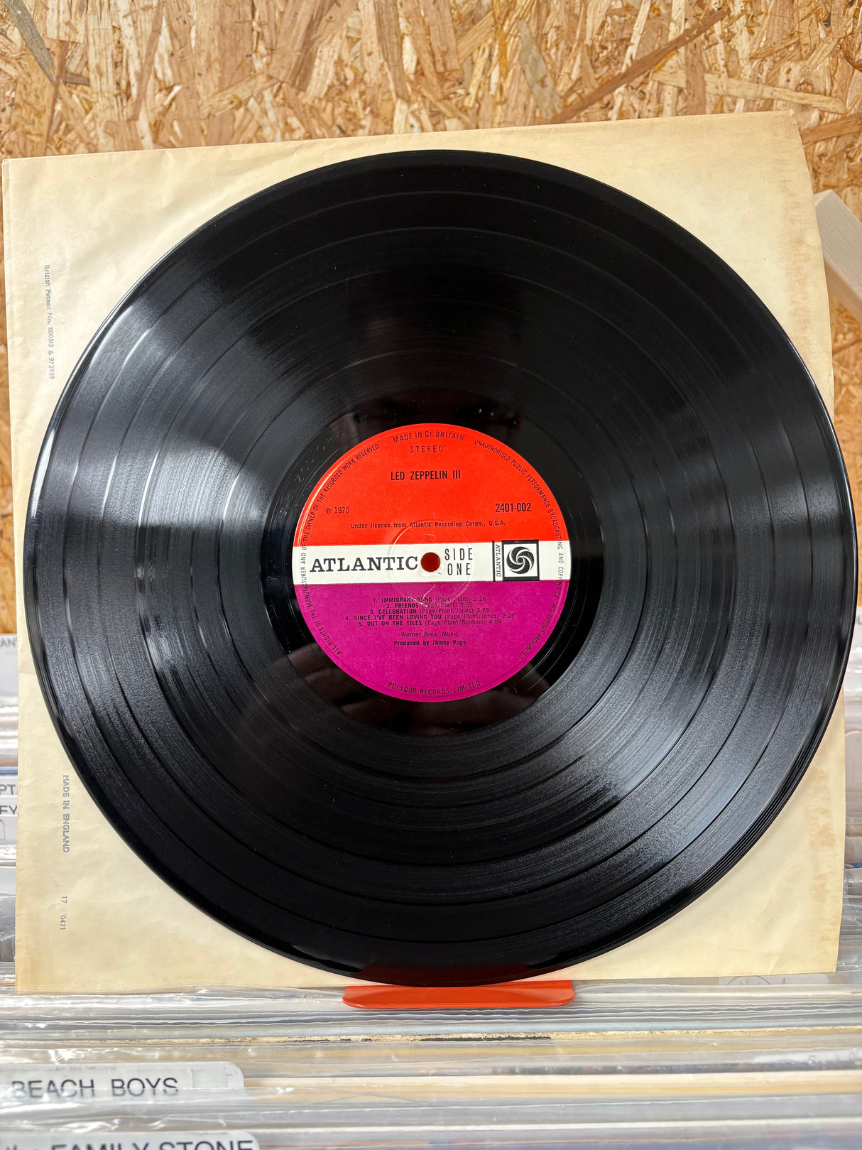 Led Zeppelin - Led Zeppelin 3 (Plum Atlantic Label) - VINYL