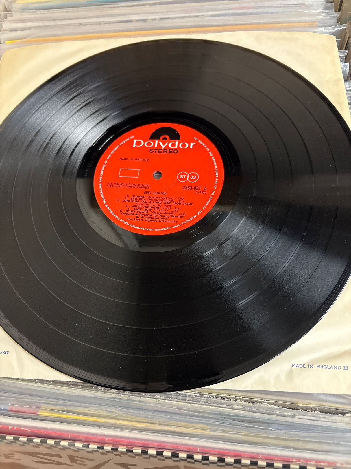 Eric Clapton - S/T - VINYL