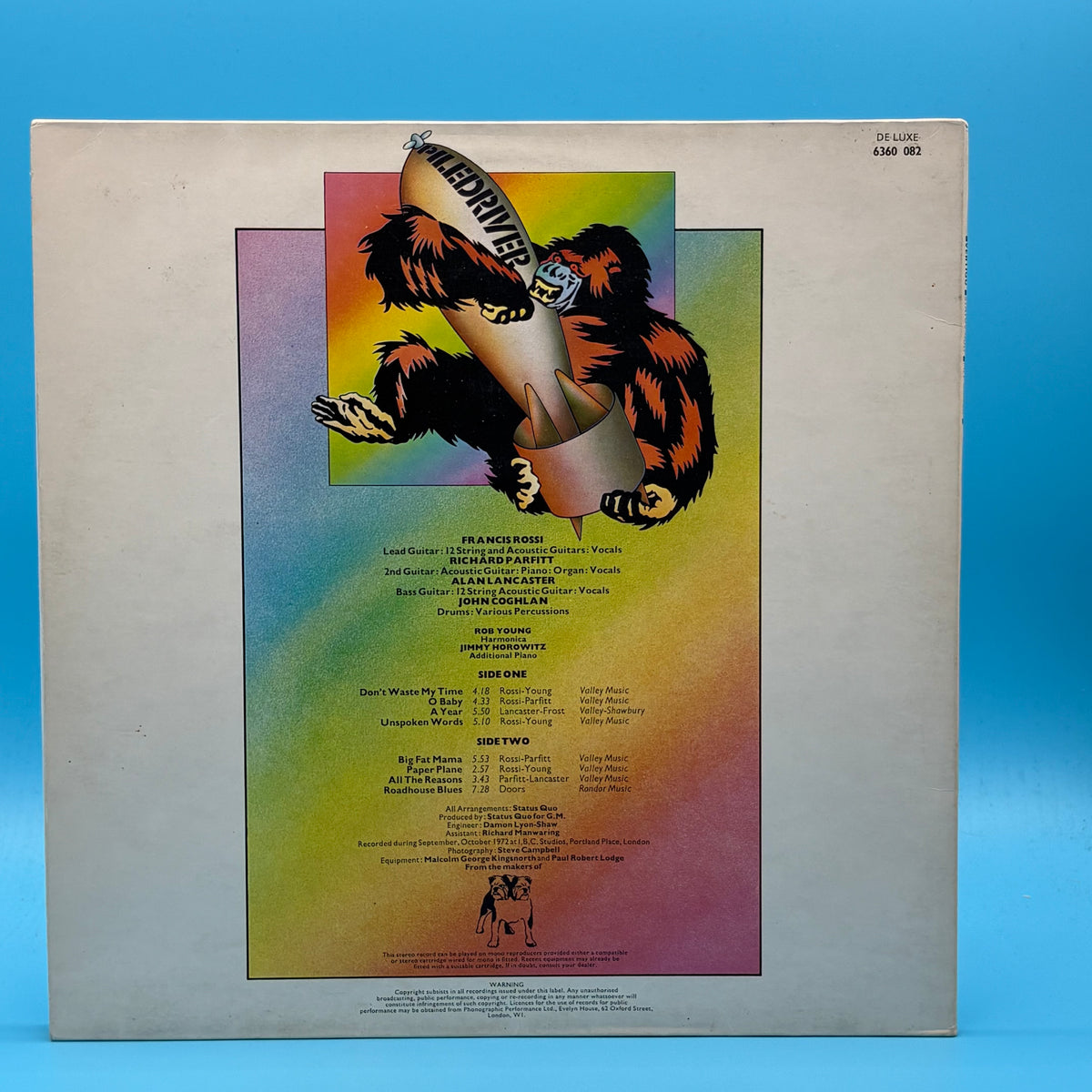 Status Quo - Piledriver Vertigo Swirl Vinyl