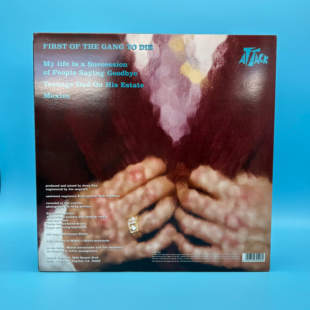 Morrissey - First Of The Gang To Die 12" Single Vinyl
