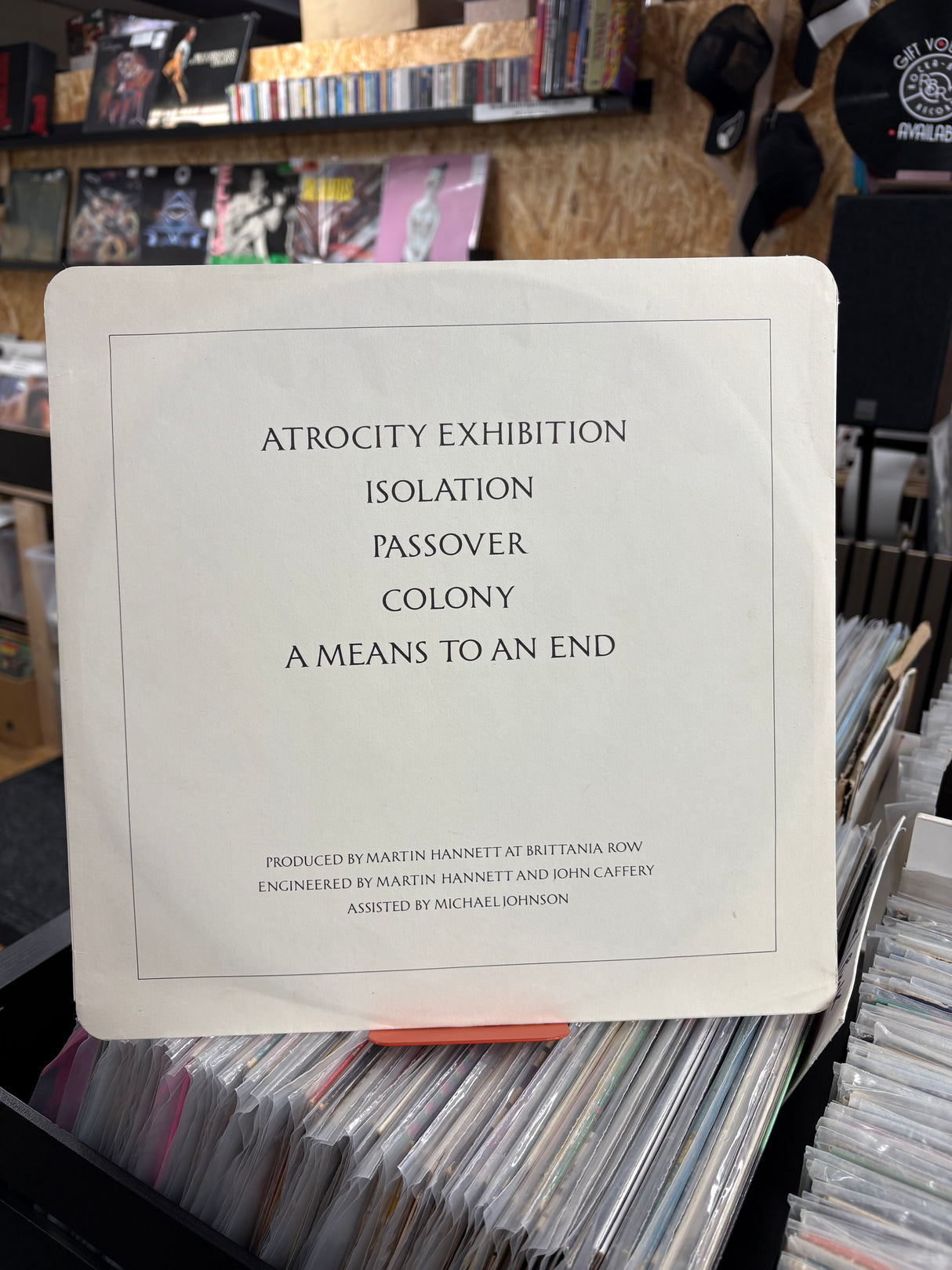 Joy Division - Closer - First Press FACT 25 - Translucent Red