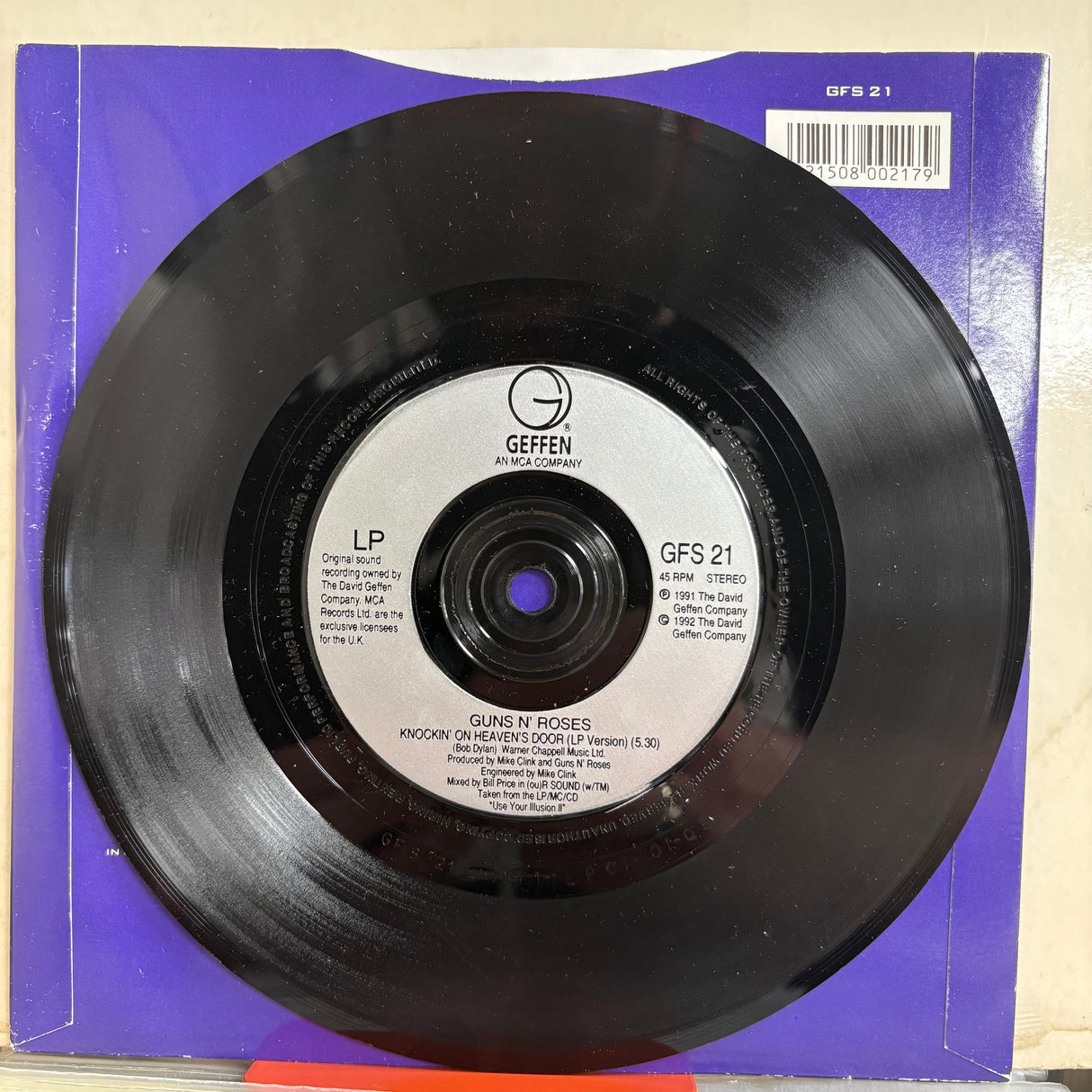 Guns N’ Roses - Knockin’ On Heavens Door Vinyl