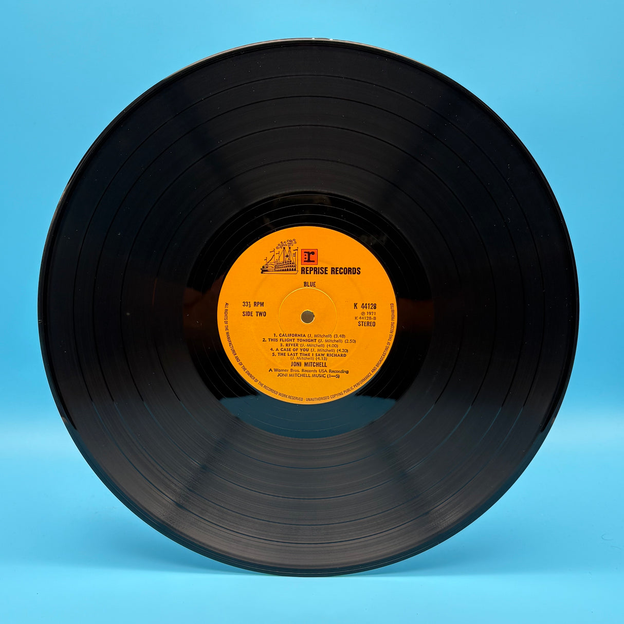 Joni Mitchell - Blue Vinyl Reprise Records