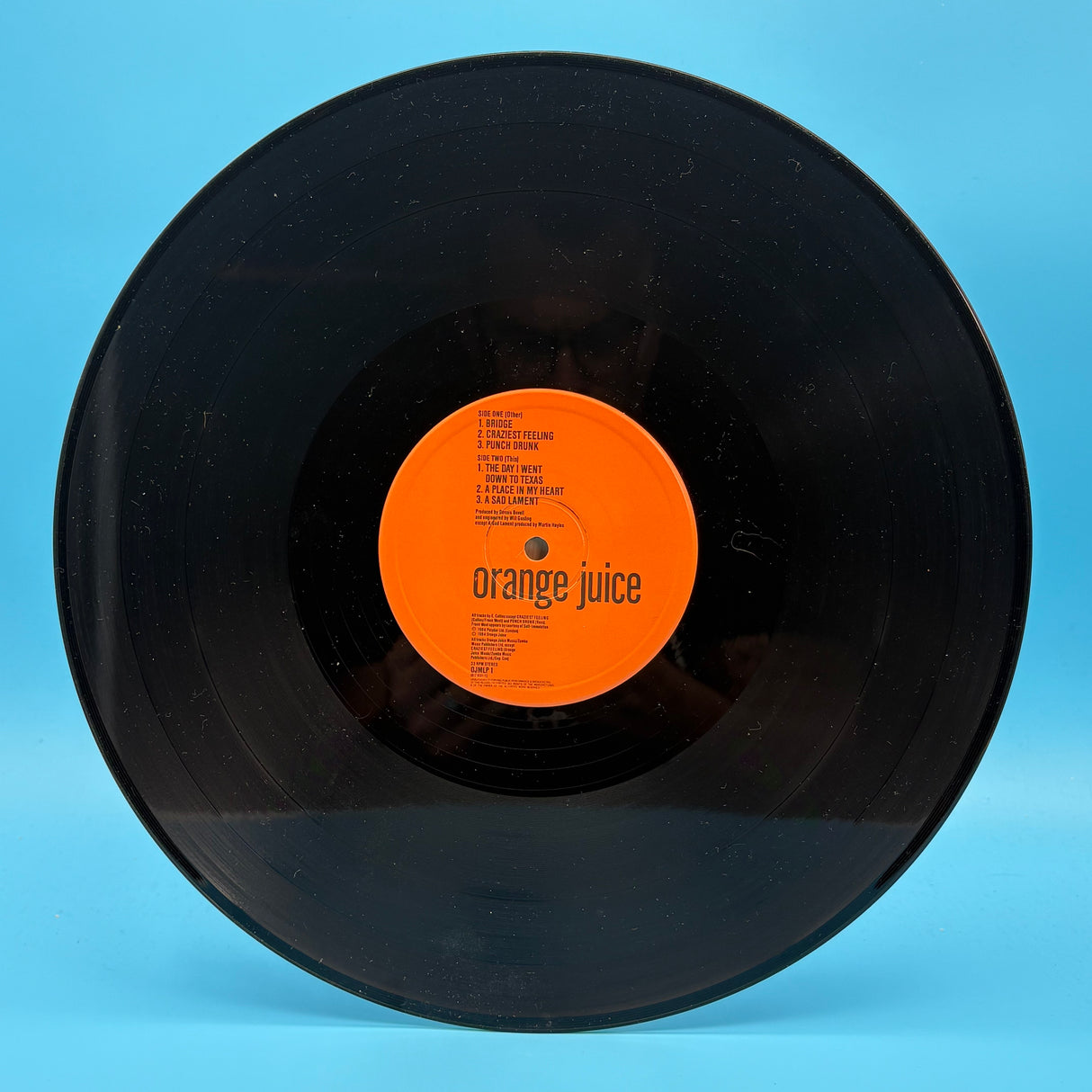 Six Songs By Orange Juice - Texas Fever Vinyl