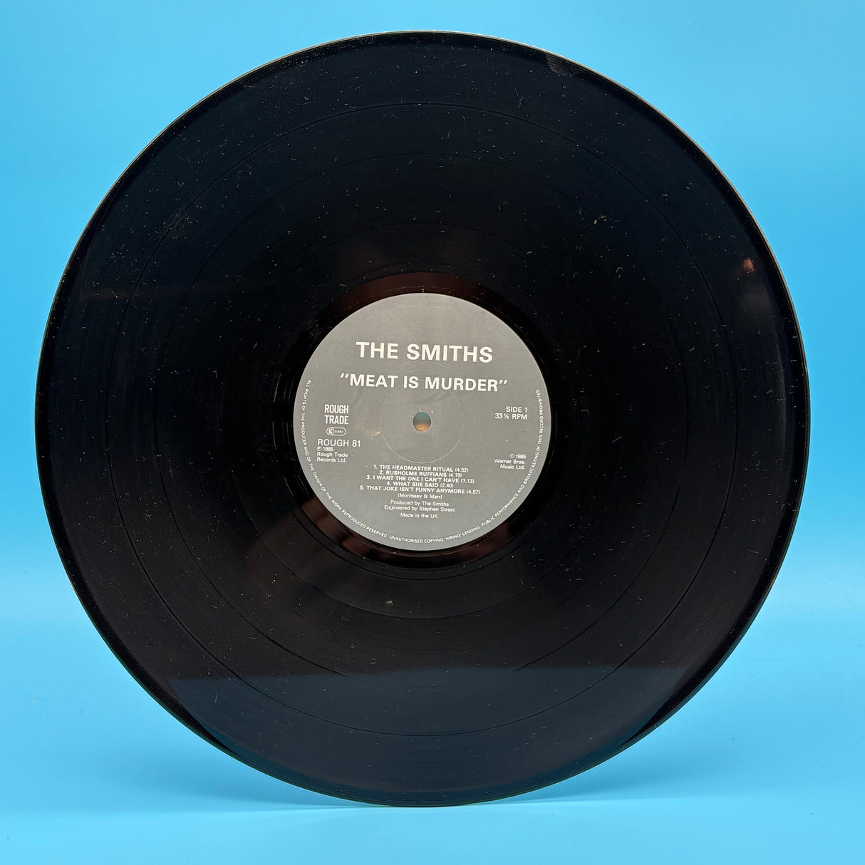 The Smiths - Meat Is Murder Original Rough Trade Vinyl