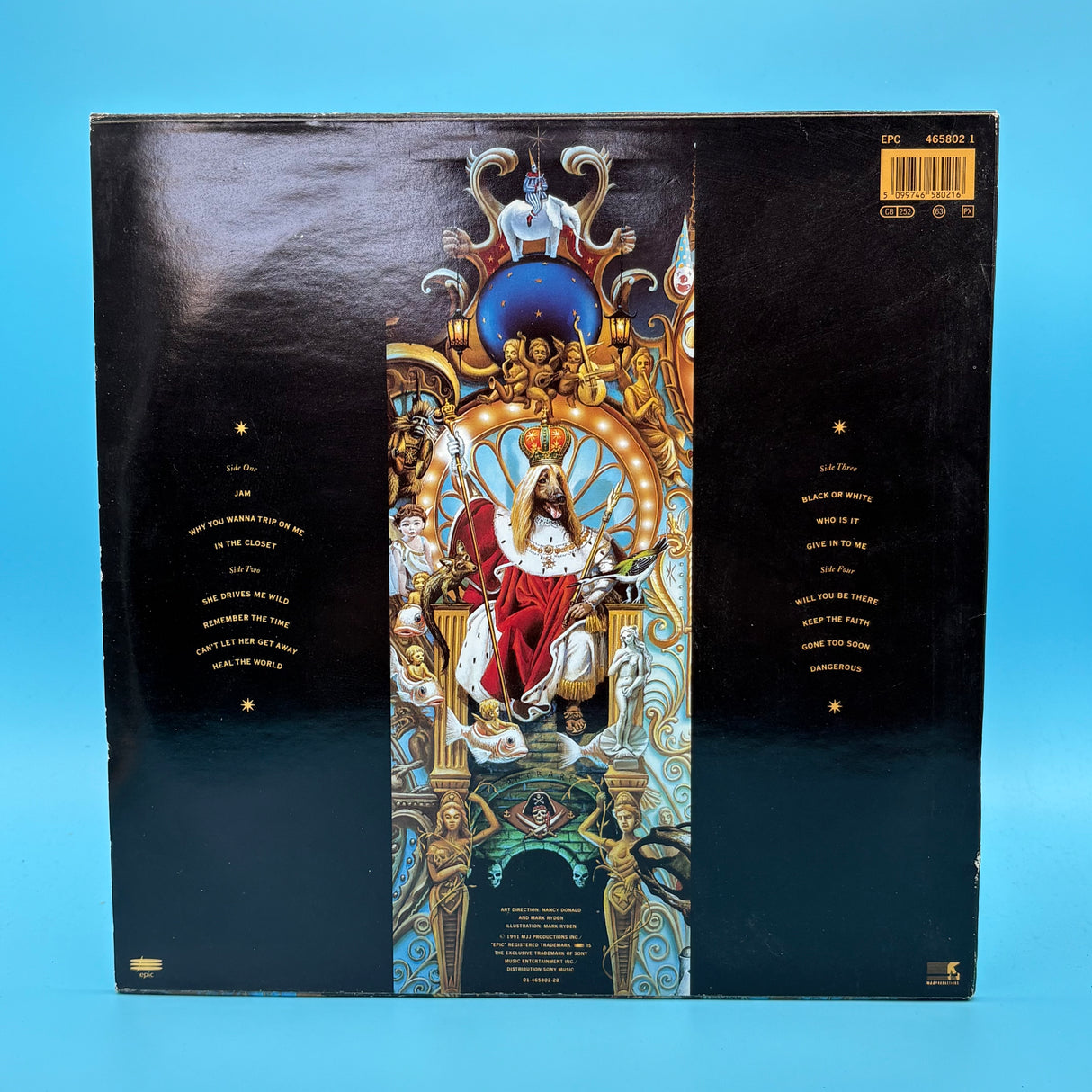 Michael Jackson - Dangerous First Press Vinyl