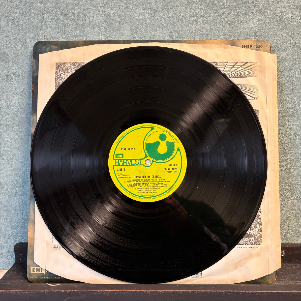 Pink Floyd - Obscured By Clouds - VINYL A1/B1 rare withdrawn