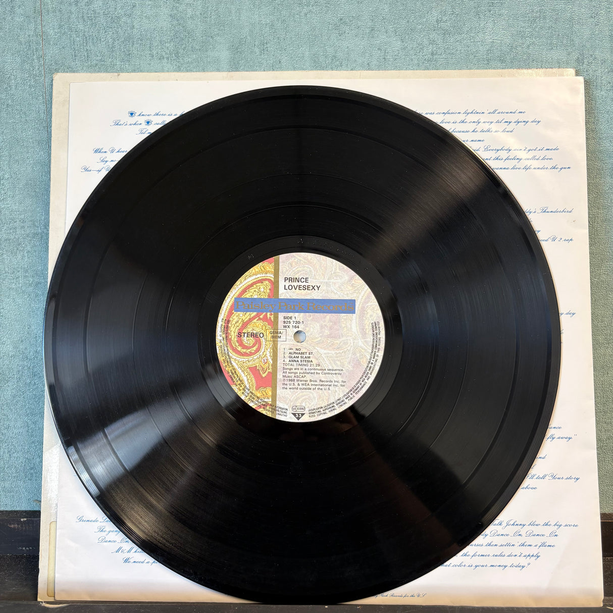 Prince - Lovesexy - VINYL