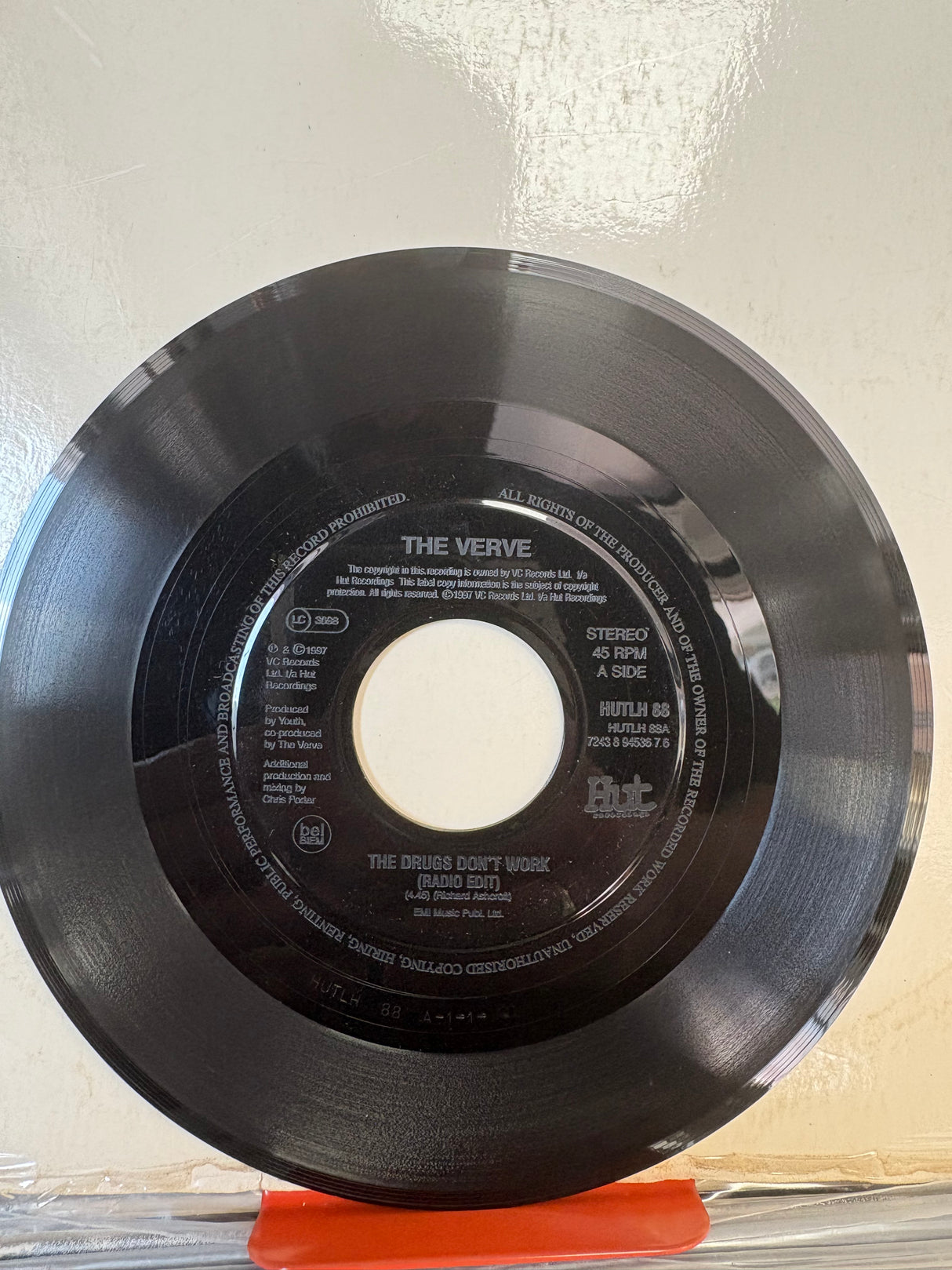 The Verve - The Drugs Don’t Work Jukebox 7” single Vinyl