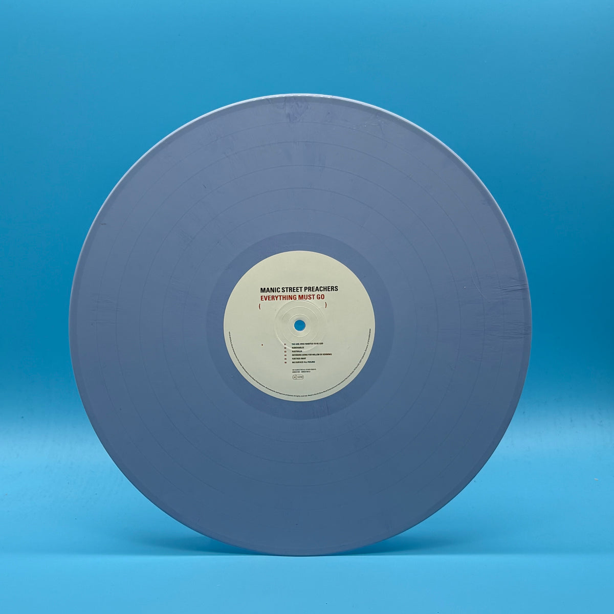 Manic Street Preachers - Everything Must Go Blue Vinyl