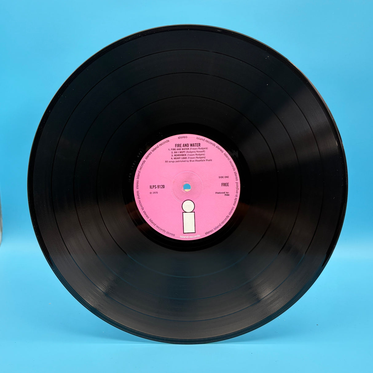 Free - Fire And Water Pink Island Original Vinyl