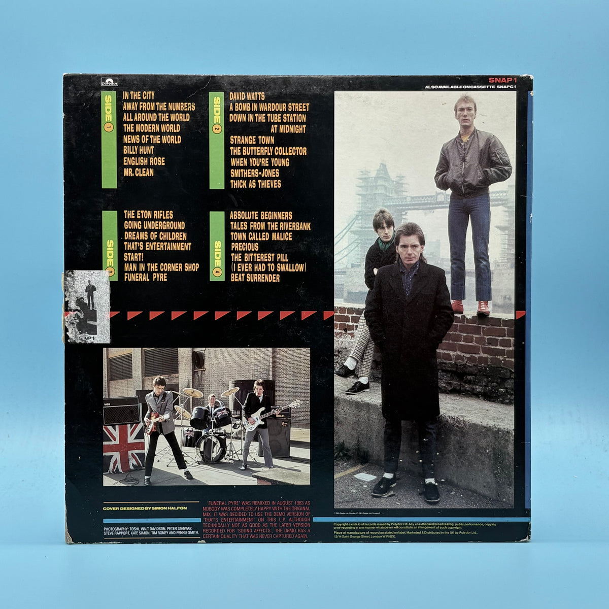 The Jam - Snap! Complete With 7" And Merch Sheet Vinyl