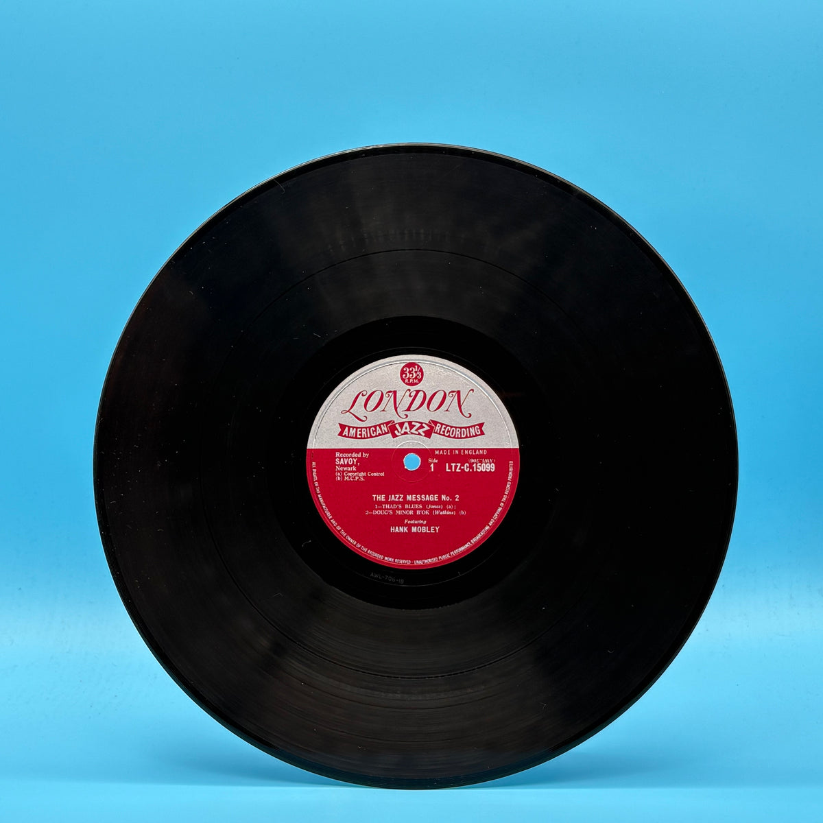 Hank Mobley - The Jazz Message No. 2 Original UK Vinyl