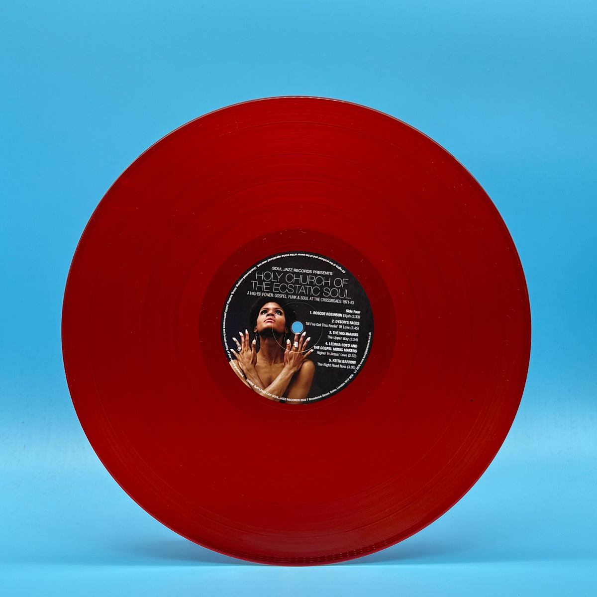 Holy Church Of The Ecstatic Soul - A Higher Power: Gospel, Funk & Soul At The Crossroads 1971-83 Red Vinyl