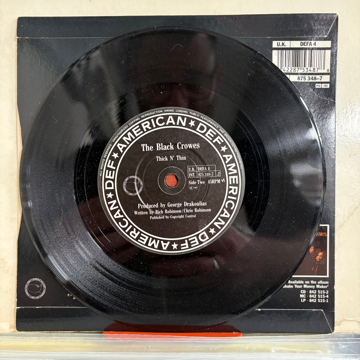 The Black Crowes - Jealous Again Vinyl
