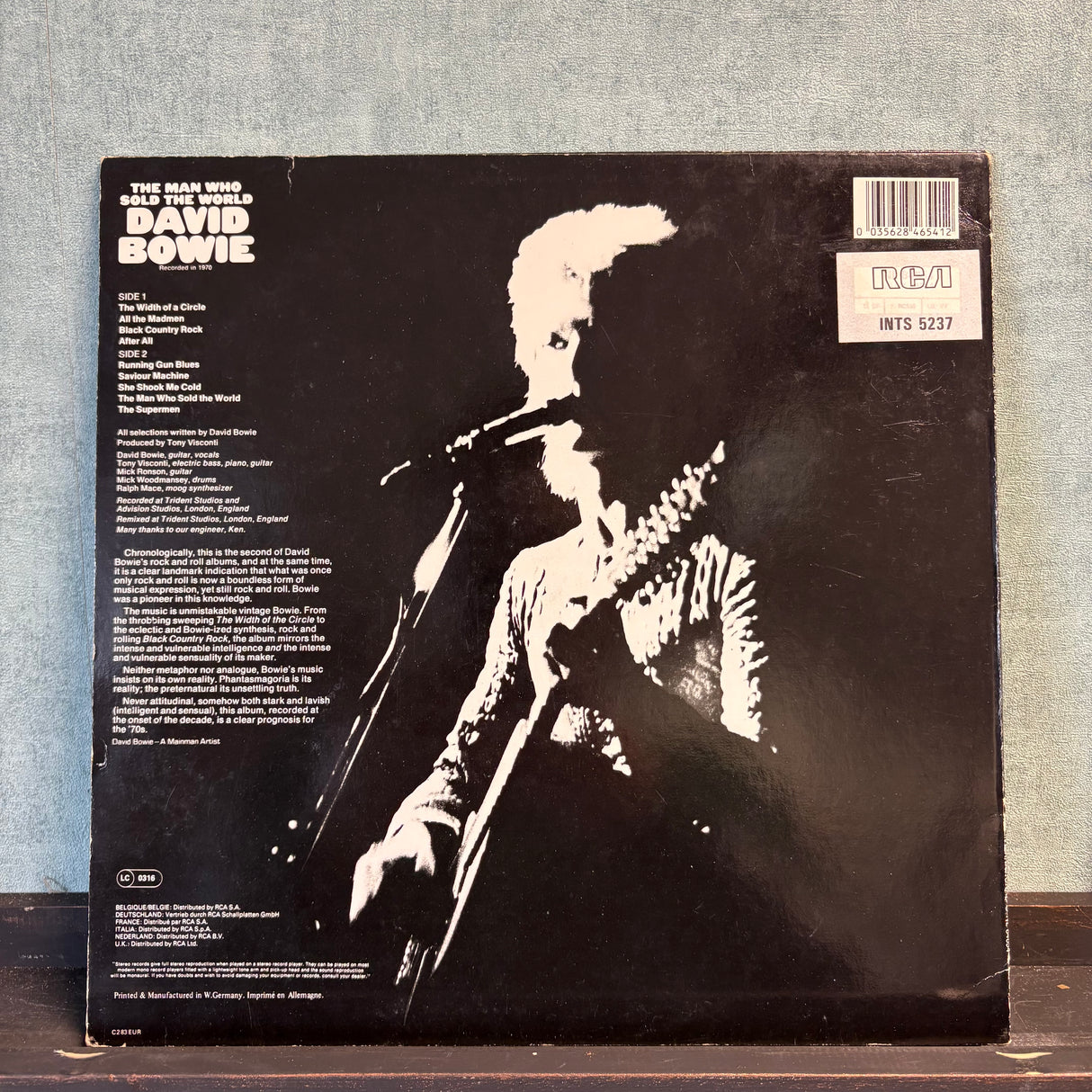 David Bowie - The Man Who Sold The World - VINYL